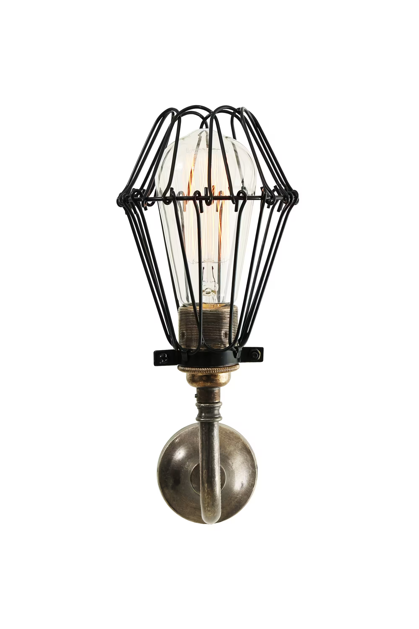 Praia Vintage Cage Wall Light