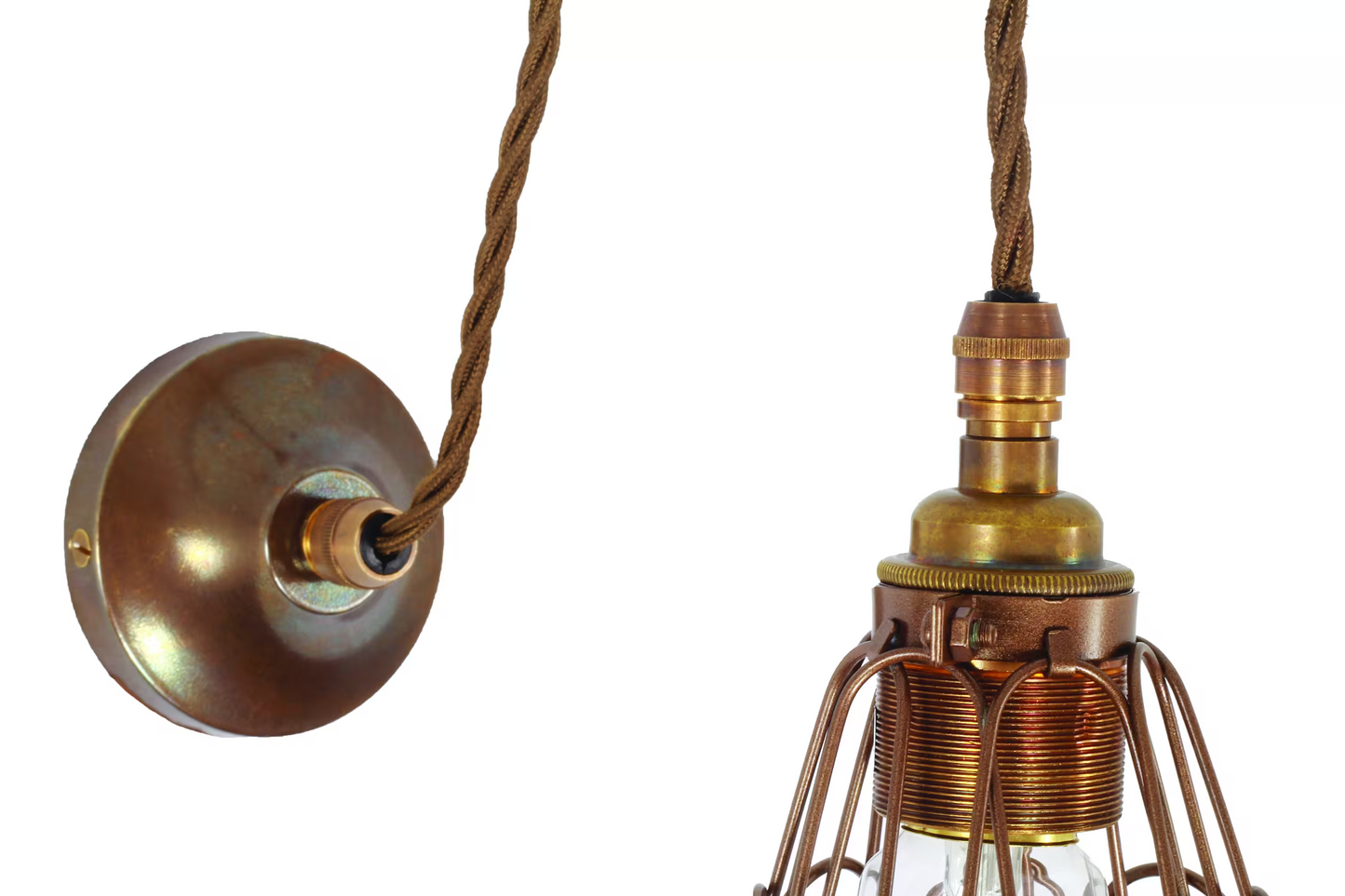 Apoch Vintage Pulley Cage Wall Light