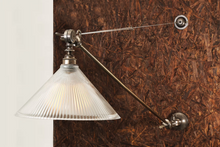 Nyx Adjustable Coolie Glass Wall Light