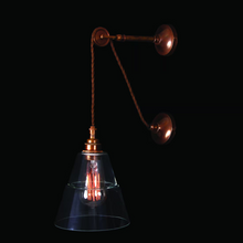 Rigale Coolie Industrial Pulley Wall Light