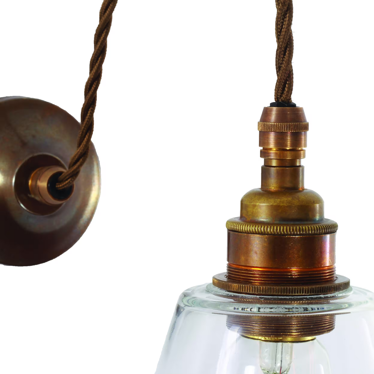 Rigale Coolie Industrial Pulley Wall Light
