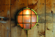 Adoo 21cm Nautical Round Bulkhead Wall Light IP54