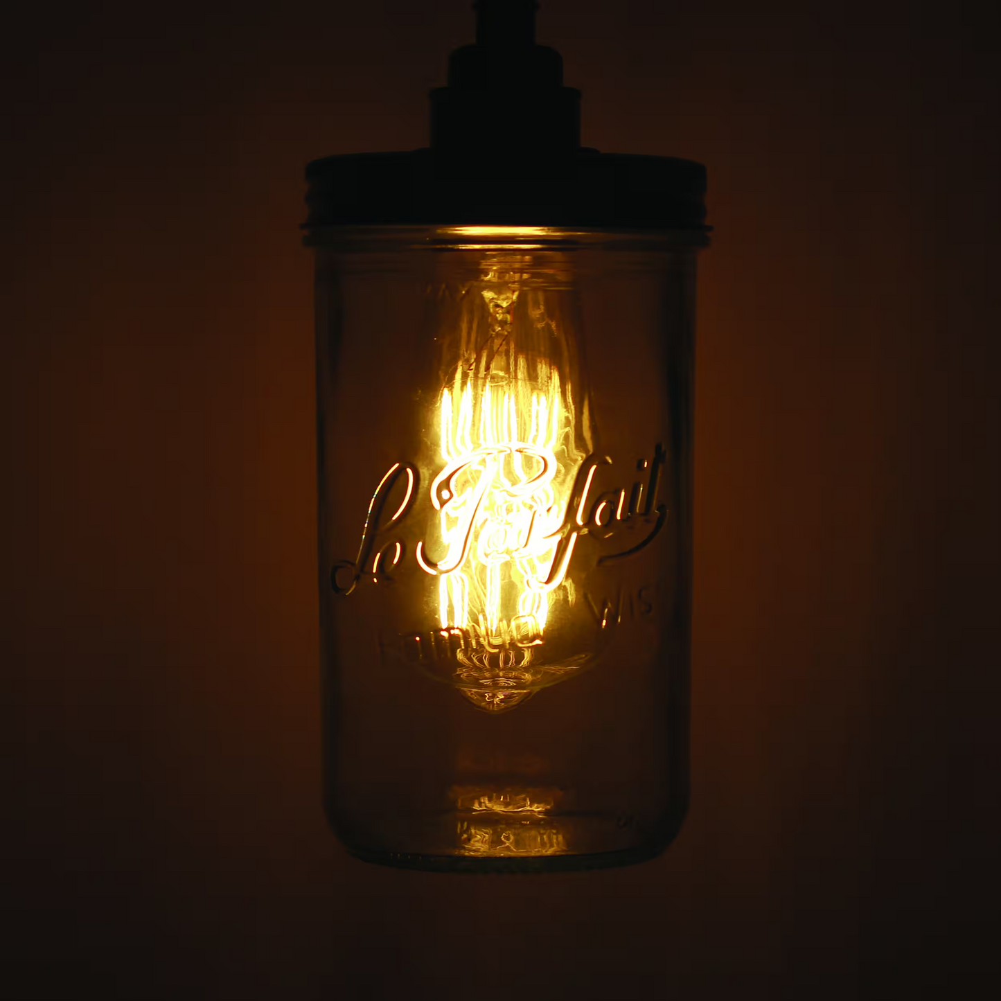 Jam Jar Industrial Wall Light