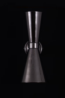 Amias Mid-Century Double Brass Cone Wall Light