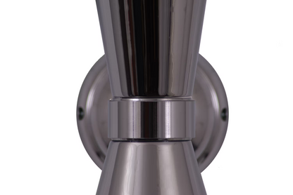 Amias Mid-Century Double Brass Cone Wall Light