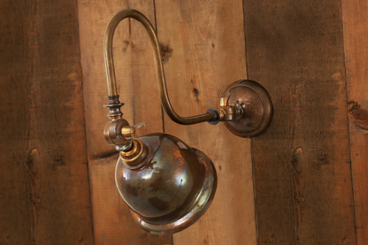 Apia Cast Brass Swivel Wall Light