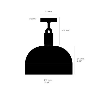 Buster and Punch Forked Ceiling Light