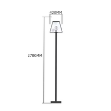 Contemporary Lamp Post In Galvanised Steel 2.7M