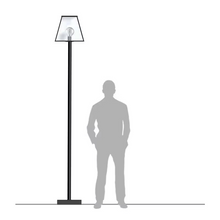 Contemporary lamp post in galvanised steel 2.7m