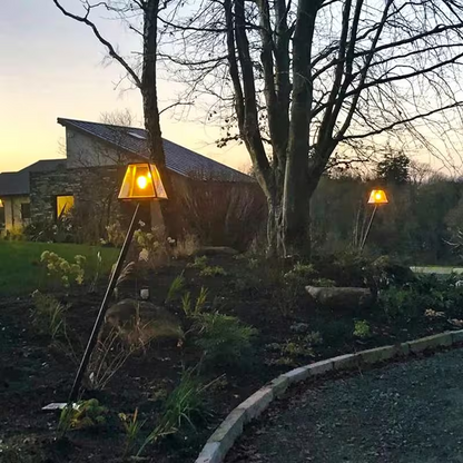 Contemporary Lamp Post In Galvanised Steel 1.8M