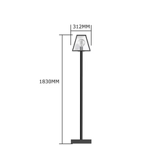 Contemporary Lamp Post In Galvanised Steel 1.8M