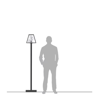 Contemporary Lamp Post In Galvanised Steel 1.8M