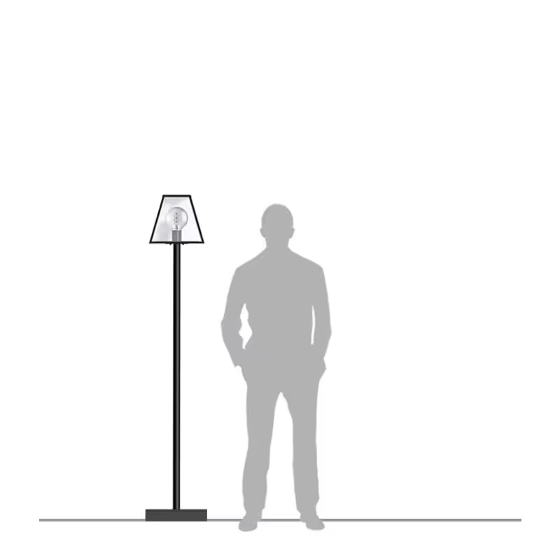 Contemporary Lamp Post In Galvanised Steel 1.8M