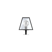 Contemporary pier light in galvanised steel 0.38m