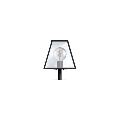Contemporary pier light in galvanised steel 0.38m