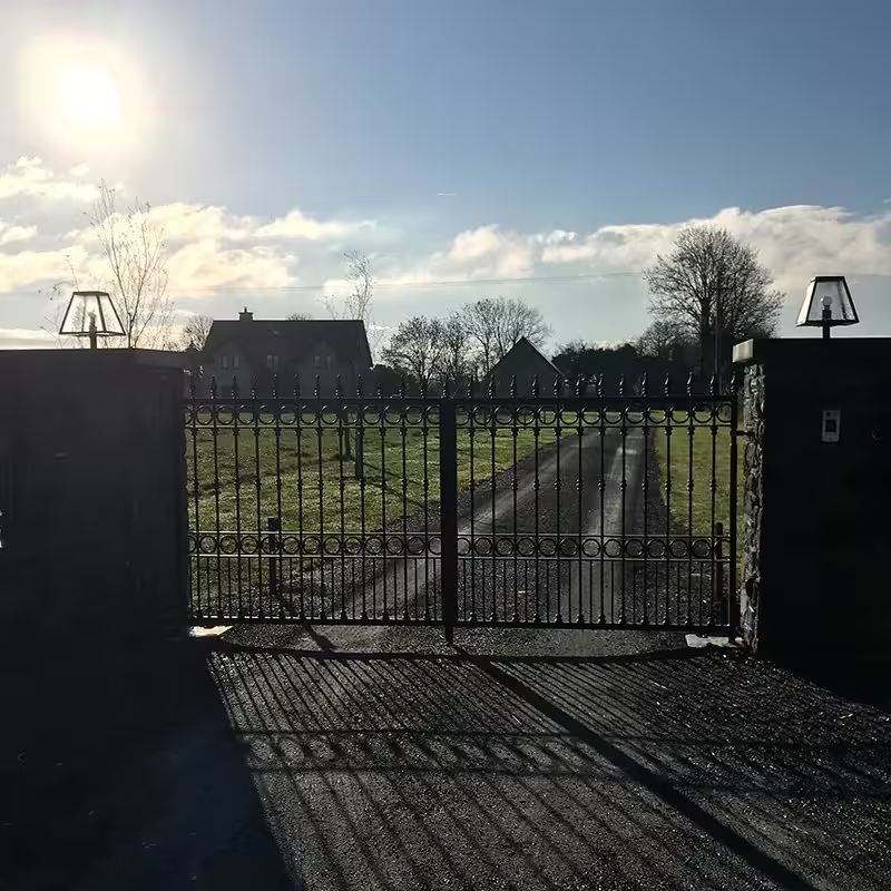 Contemporary Pier Light In Galvanised Steel 0.38M