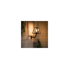 Contemporary wall light with angled bracket 0.5m