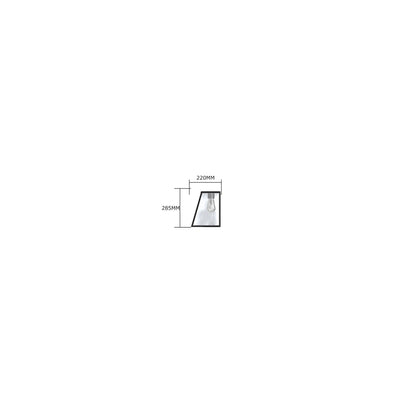 Contemporary bulkhead wall light 0.29m