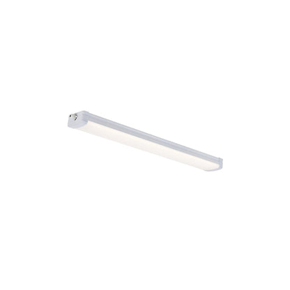 Burbank 90 Sensor Batten Light Fitting in White