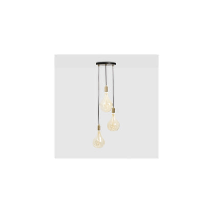 Triple Voronoi II Pendant with White Canopy