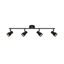 Boston 4-Rail Ceiling Light in Black