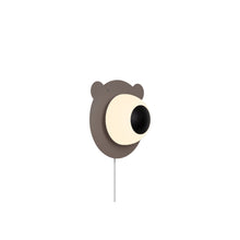 Bruna Bear Wall Light in Brown