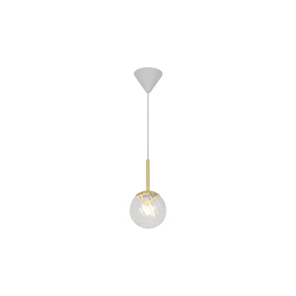 Chisell Pendant in Brass
