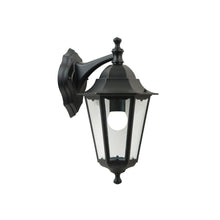 Cardiff Down Wall light in Black