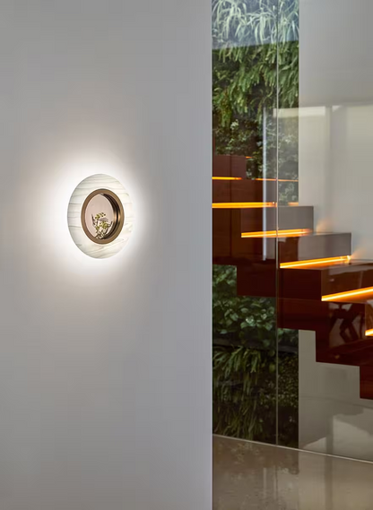 Lens Circular LED Wall Light