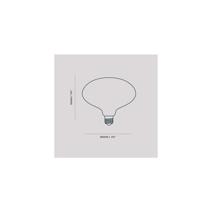 Oval 2700K LED Bulb