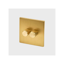Double Rotary Wall Dimmer