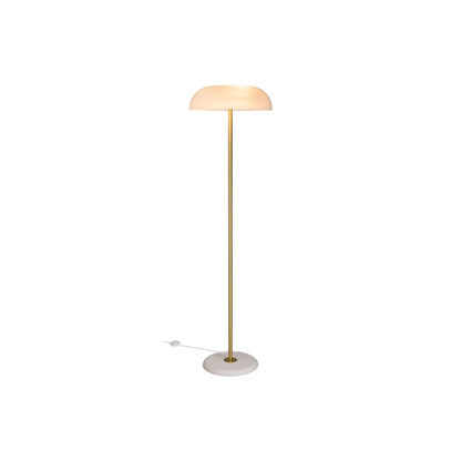 Glossy Floor Lamp in White