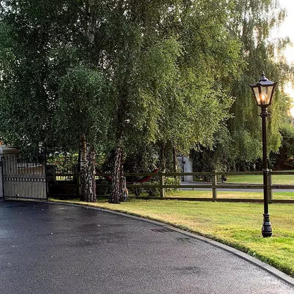 Victorian Traditional Cast Iron Lamp Post 2.6M