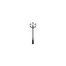 Victorian style large triple headed lamp post 3.5m