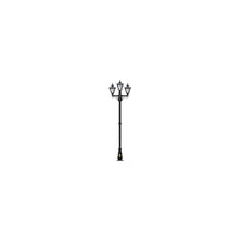 Victorian style medium triple headed lamp post 2.6m