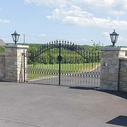 Victorian Traditional Cast Iron Pier Light For Flat Pier Caps