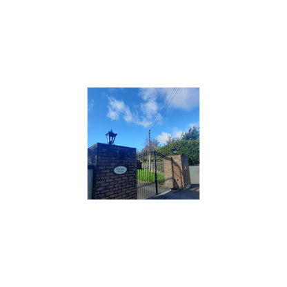 Victorian traditional cast iron pier light for flat pier caps 0.4m