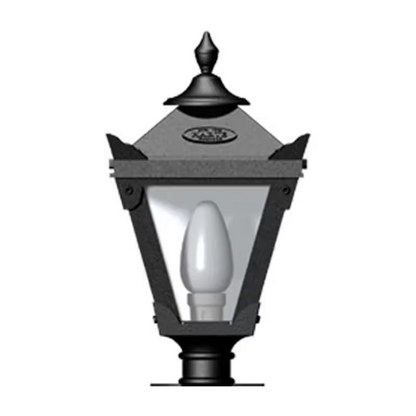 Victorian Traditional Cast Iron Pier Light For Narrow Pier Caps 0.38M