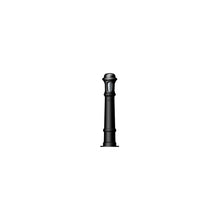 Decorative bollard light in cast iron