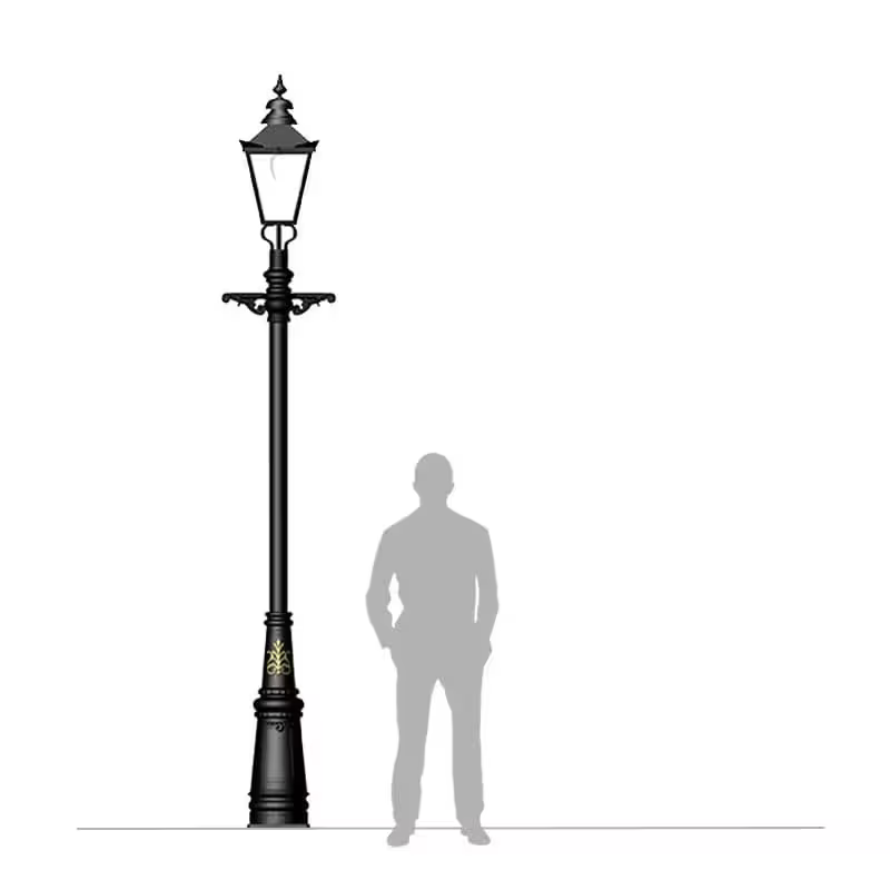 Victorian traditional cast iron lamp post 3.5m