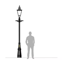 Victorian traditional cast iron lamp post 3.5m