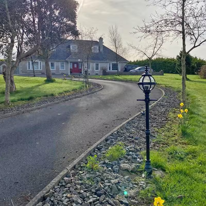 Victorian Globe Lamp Post In Cast Iron 1.4M