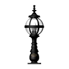 Victorian globe pedestal light in cast iron 0.65m
