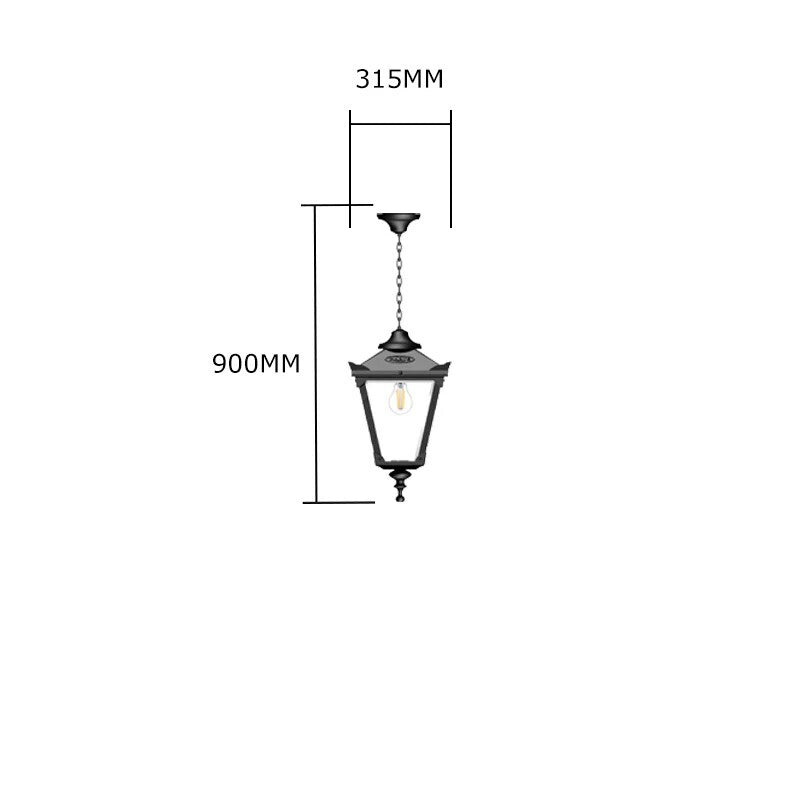 Harte Traditional Outdoor Ceiling Lantern