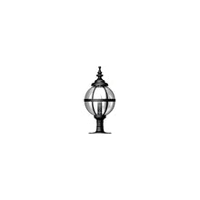 Victorian globe pier light in cast iron for flat pier caps 0.79m