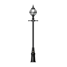 Victorian Style Globe Lamp Post In Cast Iron 3M