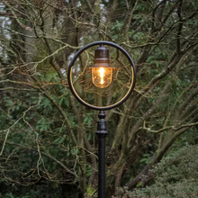 Classic Railway Style Lamp Post In Cast Iron And Steel 2.73M