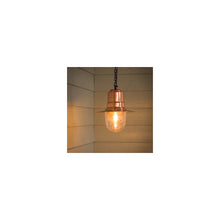 Classic railway style hanging light with chain 0.33m