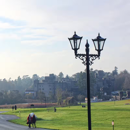 Victorian Style Large Double Headed Lamp Post 3.3M