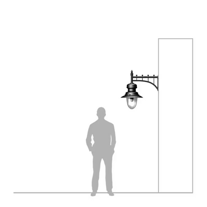 Large Classical Railway Style Wall Light 0.8M